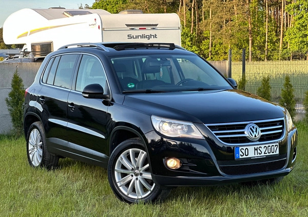 Volkswagen Tiguan cena 39900 przebieg: 219000, rok produkcji 2009 z Mrągowo małe 742